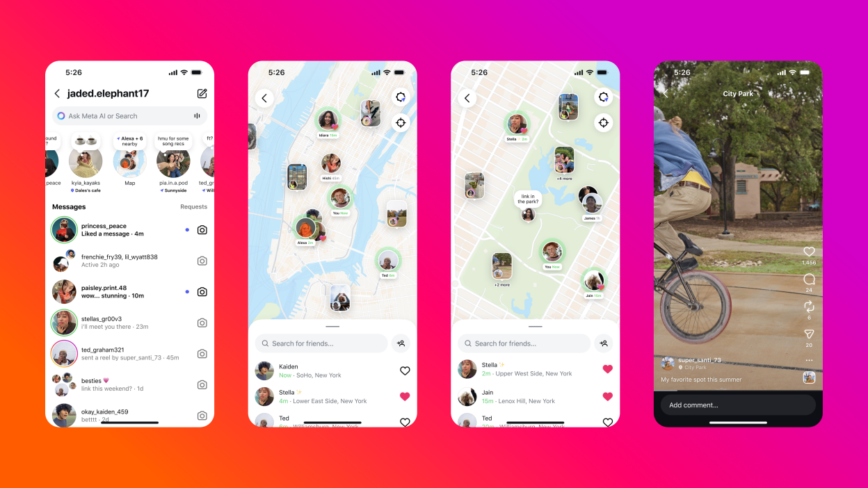 Instagram Friends Map